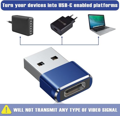 Basesailor USB to USB C Adapter 4 Pack,Type C Female to A Male Charger Cable Converter for Apple Watch Series 7,iPhone 12 13 14 15 Max,iPad 9 10 Pro 6th,Samsung Galaxy S22 S23 A13 A53 Z Flip/Fold Car in Saudi Arabia