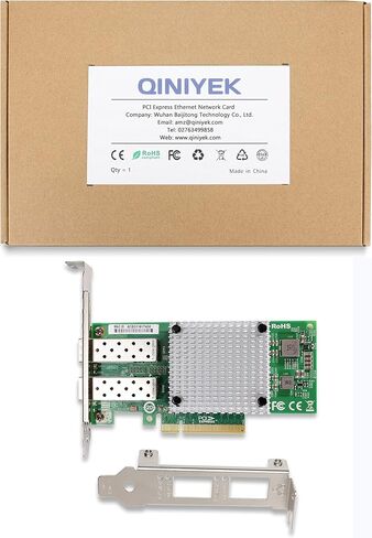 10Gb SFP+ PCI-E Ethernet Network Card with Broadcom BCM57810S Chip, Dual SFP+ Port, PCI Express X8 NIC, Support Windows Server/Linux/VMware in Kuwait
