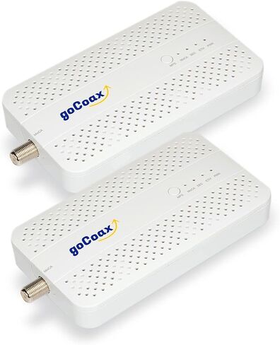 محول goCoax MoCA 2.5 مع منفذ إيثرنت 2.5 جيجابت. موكا 2.5. منفذ 1x 2.5 جيجابت. توفير عرض النطاق الترددي 2.5 جيجابت في الثانية مع الكابلات المحورية الموجودة. أبيض (مفرد، MA2500D) in Kuwait