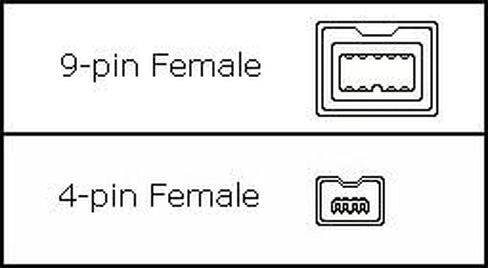 Bizlander Firewire High Speed Premium DV to Firewire Cable 800 1394B 800-400 IEEE 9 Pin Male to 4 Pin Male Cable 6FT for Mac Pro, MacBook Pro, Mac Mini, iMac PC,Digital Cameras, SLR in Kuwait