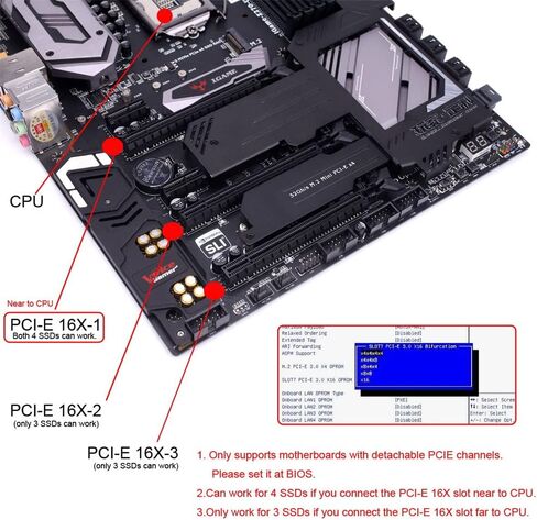 cablecc 50cm OCuLink PCIe PCI-Express SFF-8611 8X 8-Lane to OCuLink SFF-8611 8X SSD Data Active Cable in Kuwait