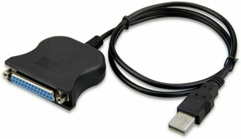 New USB 2.0 to IEEE-1284 25 Pin Parallel Printer Connector Adapter Cord Cable in Kuwait