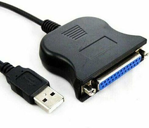New USB 2.0 to IEEE-1284 25 Pin Parallel Printer Connector Adapter Cord Cable in Kuwait