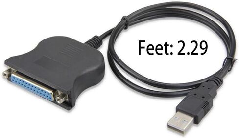 New USB 2.0 to IEEE-1284 25 Pin Parallel Printer Connector Adapter Cord Cable in Kuwait