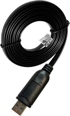 DSD TECH SH-RJ12B USB to RJ12 RJ11 6P4C RS232 Serial Cable (Black) in Saudi Arabia