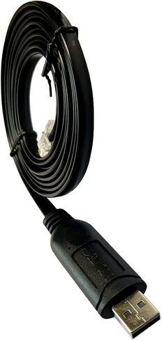 DSD TECH SH-RJ12B USB to RJ12 RJ11 6P4C RS232 Serial Cable (Black) in Saudi Arabia