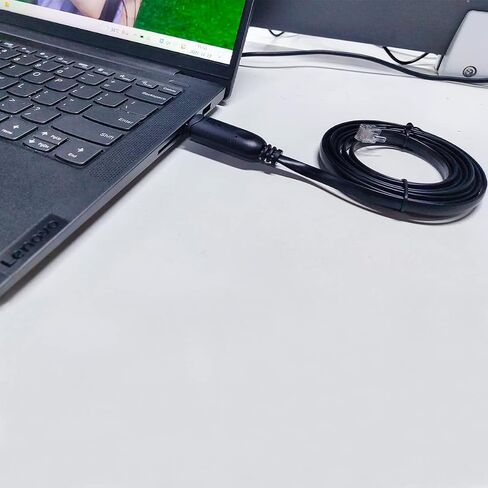 DSD TECH SH-RJ12B USB to RJ12 RJ11 6P4C RS232 Serial Cable (Black) in Saudi Arabia