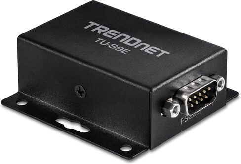 TRENDnet USB to Serial 9-Pin Converter Cable, Connect a RS-232 Serial Device to a USB 2.0 Port, Supports Windows & Mac, USB 1.1, USB 2.0, USB 3.0, 21 Inch Cable Length, Plug & Play, White, TU-S9 in Kuwait