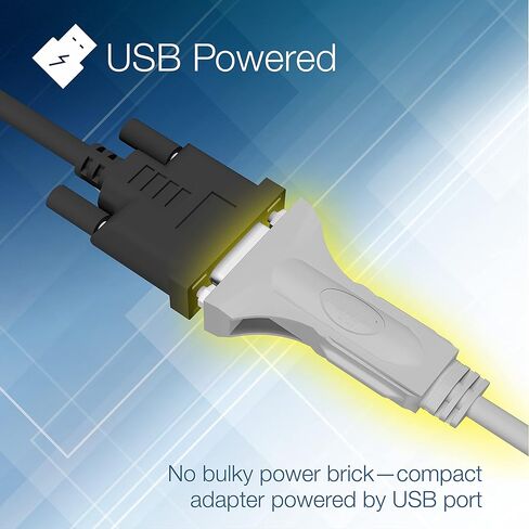 TRENDnet USB to Serial 9-Pin Converter Cable, Connect a RS-232 Serial Device to a USB 2.0 Port, Supports Windows & Mac, USB 1.1, USB 2.0, USB 3.0, 21 Inch Cable Length, Plug & Play, White, TU-S9 in Kuwait
