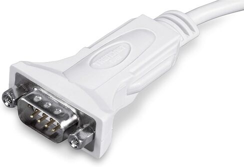 TRENDnet USB to Serial 9-Pin Converter Cable, Connect a RS-232 Serial Device to a USB 2.0 Port, Supports Windows & Mac, USB 1.1, USB 2.0, USB 3.0, 21 Inch Cable Length, Plug & Play, White, TU-S9 in Kuwait