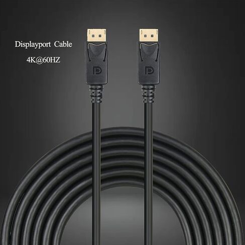 DisplayPort to Displayport Cable 6 Feet,Anbear Gold Plated Display Port to Display Port Cable 4K@60HZ Resolution(Male to Male) for DisplayPort Enabled Desktops and Laptops to Displays (10 Pack) in Saudi Arabia