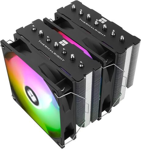 مبرد هواء وحدة المعالجة المركزية من Thermalright PS120SE ARGB، مبرد وحدة المعالجة المركزية 7 أنابيب حرارية، مروحة TL-C12B-S V2 PWM مزدوجة 120 مم، تقنية AGHP 4.0، محمل S-FDB، لـ AMD AM4 AM5/Intel 1700/1150/1151/1200، مبرد الكمبيوتر الشخصي in Kuwait