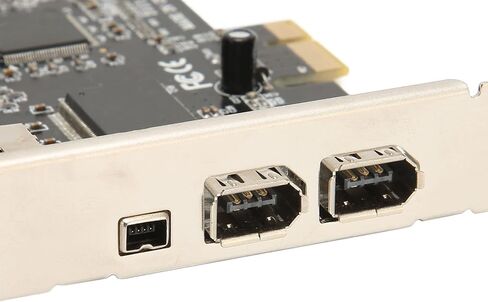 PCIe Firewire Card for Windows 10, PCI E Firewire Controller Card 4 Ports with Low Profile Bracket and Cable for Desktop PC and DV Connection in Saudi Arabia