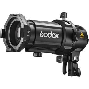 GODOX Projection Attachment with 19 Degree Interchangeable Lens for ML30 and ML60 LED Lights, Black in Saudi Arabia