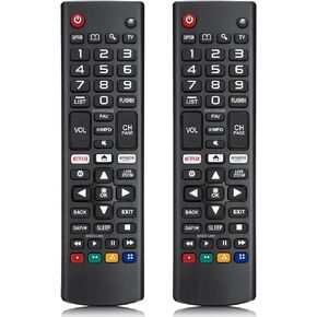 【Pack of 2】 Universal Remote Control for LG TV Remote,Compatible with All Models for LG Brand, with Netflix Prime Video Shortcut Buttons