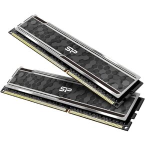 Silicon Power Value Gaming DDR4 RAM 16GB (2x8GB) 3200MHz (PC4 25600) 288-pin CL16 1.35V UDIMM Desktop Memory Module with Heatsink Grey SU016GXLZU320BDAJ5 in Kuwait
