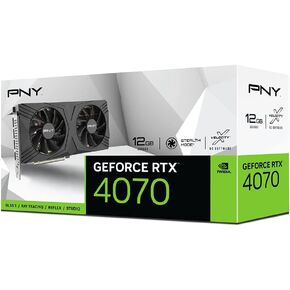 بطاقة رسومات PNY GeForce RTX™ 4070 سعة 12 جيجابايت XLR8 Gaming Verto Epic-X RGB™ ثلاثية المروحة DLSS 3 in Kuwait