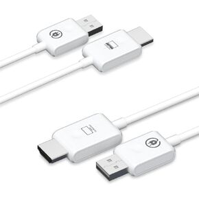 Elalight جهاز إرسال واستقبال HDMI لاسلكي، طقم موسع HDMI لاسلكي بطول 98FT/30M لأجهزة الكمبيوتر المحمول، الكمبيوتر الشخصي، الكاميرا، PS4، PS5، DVD بلو راي للشاشة، جهاز العرض، HDTV in Kuwait