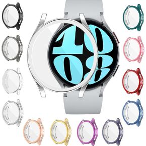 [12 حزمة] متوافق مع واقي شاشة Samsung Galaxy Watch 5/4 40 مم، غطاء حماية كامل من مادة TPU الناعمة من YUVIKE، غطاء حماية مضاد للخدش للنساء والرجال 40 مم in Kuwait