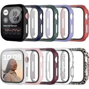 JZK 12 Pack Case with Screen Protector for Apple Watch Series 6/5/4/SE 40mm in Kuwait