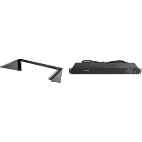 StarTech.com 1U Wall Mount Patch Panel Bracket – 19 in – Steel - Vertical Mounting Bracket for Networking and Data Equipment (RK119WALLV)