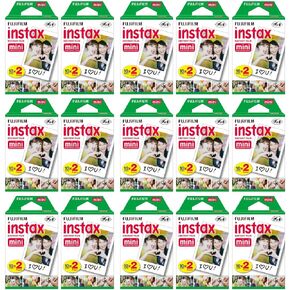 FUJIFILM INSTAX MINI Film 200 Sheets Bundle | For Instant Photos, Scrapbooks & Sharing | 200 Total Pictures for Instax Cameras in Kuwait