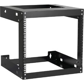 6U Wall Mount Rack Open Frame 19 Inch Server Equipment Network Cabinet 18 inches Depth Black by Tedgetal in Kuwait