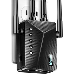 WiFi Extender Internet Booster and Signal Amplifier up to 9882 sq.ft - Long Range Coverage Wi-Fi Repeater for Home - with Ethernet Port & AP Mode, Support 40 Devices,1 Touch Setup in Kuwait