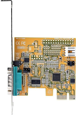 StarTech.com 8-Port PCI Express RS232 Serial Adapter Card - PCIe RS232 Serial Card - 16C1050 UART - Low Profile Serial DB9 Controller/Expansion Card - 15kV ESD Protection - Windows/Linux (PEX8S1050LP) in Saudi Arabia