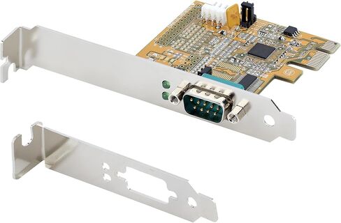 StarTech.com 8-Port PCI Express RS232 Serial Adapter Card - PCIe RS232 Serial Card - 16C1050 UART - Low Profile Serial DB9 Controller/Expansion Card - 15kV ESD Protection - Windows/Linux (PEX8S1050LP) in Saudi Arabia