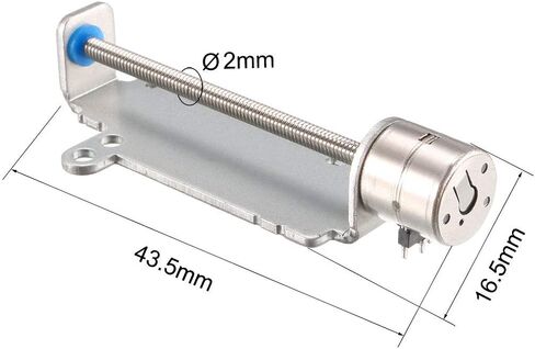 uxcell 2PCS DC 3V 2 Phase 4 Wire Micro Stepper Stepping Motor Screw for Camera Focusing Motor in Saudi Arabia