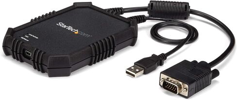 محول StarTech.com Crash Cart - 1920 x 1200 - كمبيوتر محمول محمول USB 2.0 إلى وحدة تحكم KVM (NOTECONS01) in Kuwait