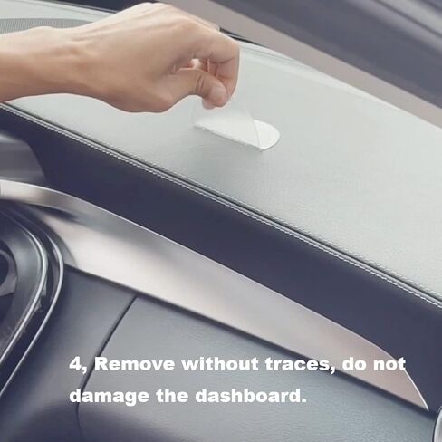 YINVA Upgrade 2 PCS Dash Mount Adhesive Sticky Pad for Suction, Sticky Pad Hot and Cold Temperature Resistant Car Dashboard Pad 3.5 inch Diameter(Transparent) in Kuwait