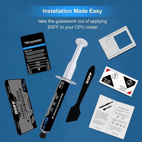 Thermal Paste CPU 1.8g with Toolkit for CPU GPU IC and Heatsinks in Kuwait