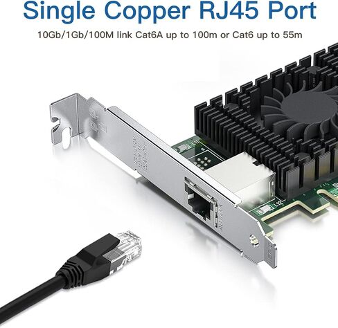 بطاقة شبكة NIC سعة 10 جيجابت SFP+ PCI-E، مع شريحة Broadcom BCM57810S، ومنفذ SFP+ مزدوج، وPCI Express X8، ودعم Windows Server/Linux/VMware in Kuwait