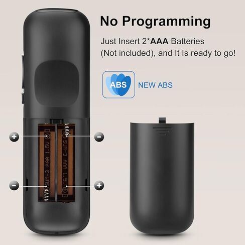 【Pack of 2】New Universal TV Remote for All Roku TV，Replacement Remote Compatible Only for Roku TV Remote, Replacement for TCL Roku/for Hisense Roku/for Onn Roku TV(Not for Roku Stick and Box) in Kuwait