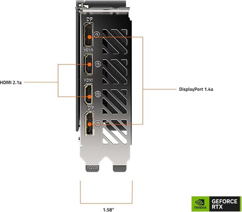 GIGABYTE GeForce RTX 4060 Eagle OC 8G Graphics Card, 3X WINDFORCE Fans, 8GB 128-bit GDDR6, GV-N4060EAGLE OC-8GD Video Card in Saudi Arabia