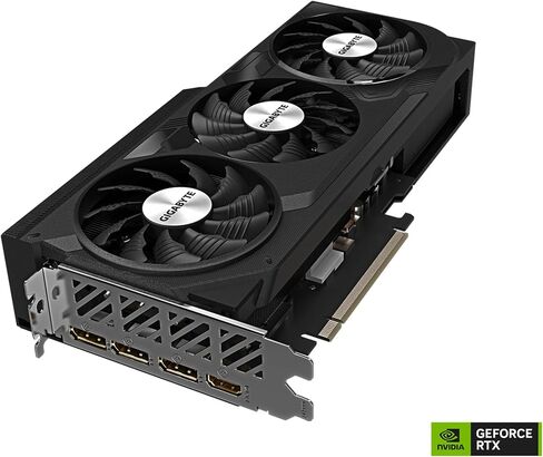 جيجابايت بطاقة رسومات جيفورس RTX 4070 Ti ويندفورس OC 12G، 3X مراوح ويندفورس، 12GB 192-bit GDDR6X، بطاقة فيديو GV-N407TWF3OC-12GD in Saudi Arabia