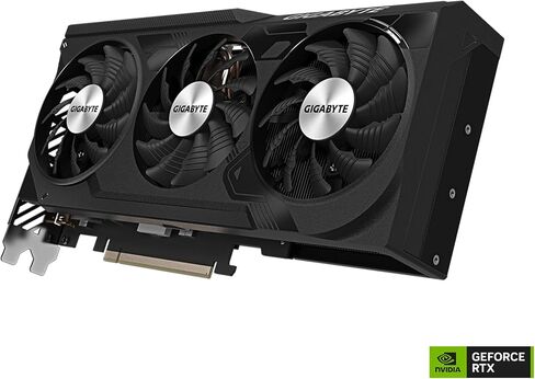 جيجابايت بطاقة رسومات جيفورس RTX 4070 Ti ويندفورس OC 12G، 3X مراوح ويندفورس، 12GB 192-bit GDDR6X، بطاقة فيديو GV-N407TWF3OC-12GD in Saudi Arabia