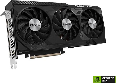 جيجابايت بطاقة رسومات جيفورس RTX 4070 Ti ويندفورس OC 12G، 3X مراوح ويندفورس، 12GB 192-bit GDDR6X، بطاقة فيديو GV-N407TWF3OC-12GD in Saudi Arabia