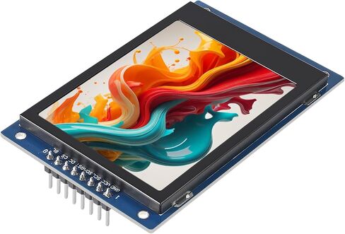 2.42" inch OLED Display Module 2.4 inch Screen 128x64 Pixel Dots Resolution Blue Color 7 Pin SPI/IIC Serial Interface Screen Display Module for DIY Electronic in Saudi Arabia