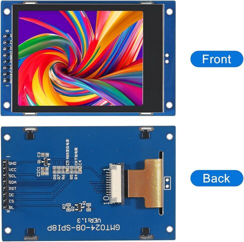 2.42" inch OLED Display Module 2.4 inch Screen 128x64 Pixel Dots Resolution Blue Color 7 Pin SPI/IIC Serial Interface Screen Display Module for DIY Electronic in Saudi Arabia