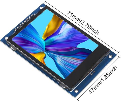 2.42" inch OLED Display Module 2.4 inch Screen 128x64 Pixel Dots Resolution Blue Color 7 Pin SPI/IIC Serial Interface Screen Display Module for DIY Electronic in Saudi Arabia