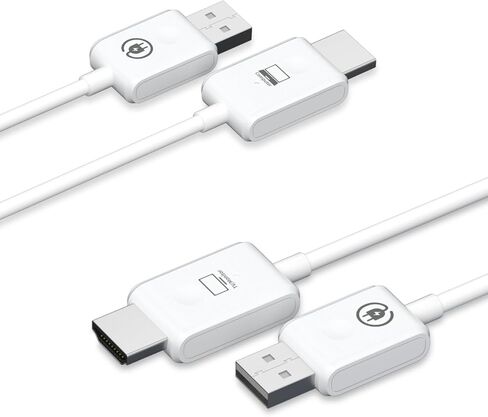 Elalight جهاز إرسال واستقبال HDMI لاسلكي، طقم موسع HDMI لاسلكي بطول 98FT/30M لأجهزة الكمبيوتر المحمول، الكمبيوتر الشخصي، الكاميرا، PS4، PS5، DVD بلو راي للشاشة، جهاز العرض، HDTV in Kuwait