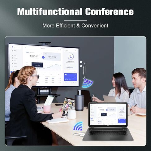 Elalight جهاز إرسال واستقبال HDMI لاسلكي، طقم موسع HDMI لاسلكي بطول 98FT/30M لأجهزة الكمبيوتر المحمول، الكمبيوتر الشخصي، الكاميرا، PS4، PS5، DVD بلو راي للشاشة، جهاز العرض، HDTV in Kuwait