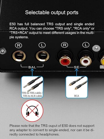 Topping E50 MQA Full DAC ES9068AS XU216 32Bit/768k هرتز DSD512 PCM768k هرتز فك التشفير RCA TRS Ultra Low Noise Preamp (أزرق) in Kuwait