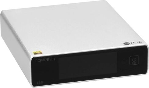 Topping E50 MQA Full DAC ES9068AS XU216 32Bit/768k هرتز DSD512 PCM768k هرتز فك التشفير RCA TRS Ultra Low Noise Preamp (أزرق) in Kuwait