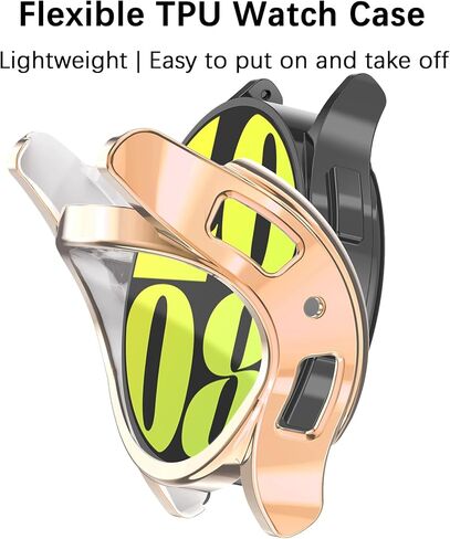 [12 حزمة] متوافق مع واقي شاشة Samsung Galaxy Watch 5/4 40 مم، غطاء حماية كامل من مادة TPU الناعمة من YUVIKE، غطاء حماية مضاد للخدش للنساء والرجال 40 مم in Kuwait