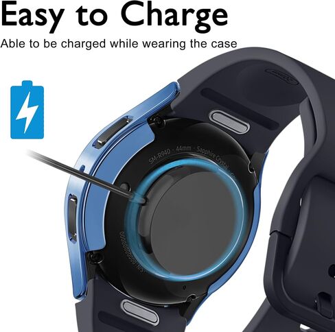 [12 حزمة] متوافق مع واقي شاشة Samsung Galaxy Watch 5/4 40 مم، غطاء حماية كامل من مادة TPU الناعمة من YUVIKE، غطاء حماية مضاد للخدش للنساء والرجال 40 مم in Kuwait