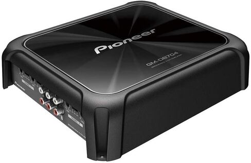 PIONEER 4CH AMP/150WX4/BASSBOOST REM, Black (GM-D8704) in Saudi Arabia